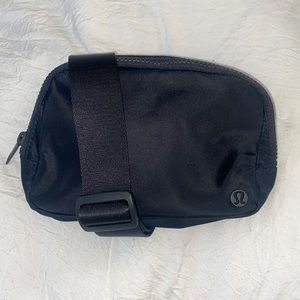 Black Lu Lu Lemon belt bag (or cross body)